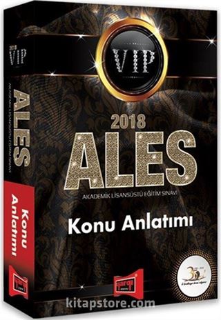 2018 ALES VIP Konu Anlatımı