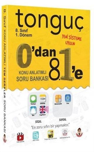 0'dan 8.1'e Konu Anlatımlı Soru Bankası