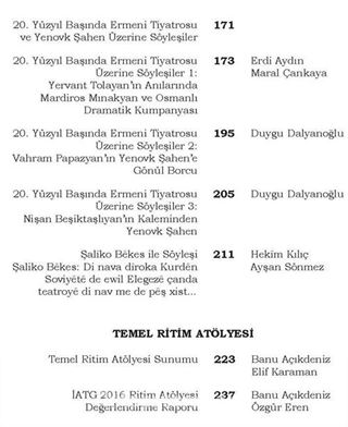 Mimesis Tiyatro Çeviri Araştırma Dergisi Sayı:21