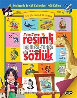 A'dan Z'ye Resimli İngilizce-Türkçe Sözlük