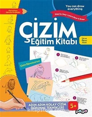 Çizim Eğitim Kitabı Adım Adım Kolay Çizim ve Öğrenme Teknikleri