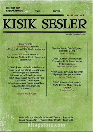 Kısık Sesler Dergisi Sayı:10 Haziran-Temmuz 2017