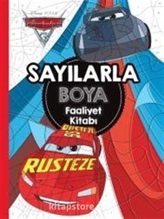 Arabalar 3 / Sayılarla Boya Faaliyet Kitabı