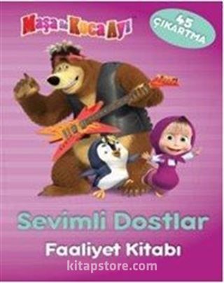 Maşa ile Koca Ayı Sevimli Dostlar Faaliyet Kitabı