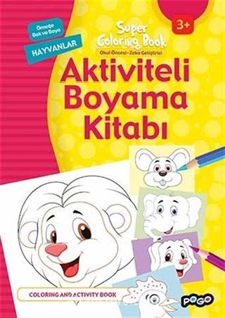 Aktiviteli Boyama Kitabı / Hayvanlar