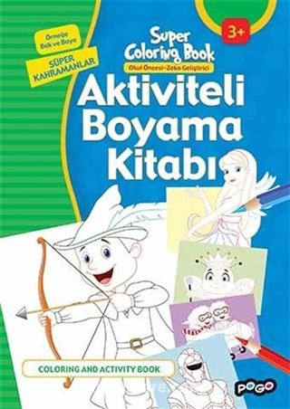 Aktiviteli Boyama Kitabı / Süper Kahramanlar