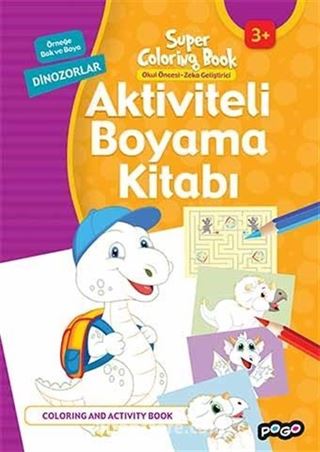 Aktiviteli Boyama Kitabı / Dinozorlar