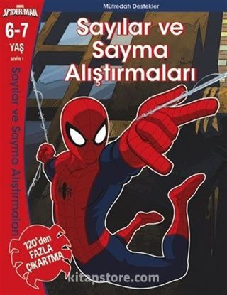 Marvel Spider-Man Sayılar ve Sayma Alıştırmaları (6- 7 Yaş)