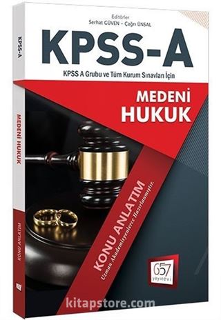 2018 KPSS A Grubu Tüm Kurum Sınavları İcin Medeni Hukuk Konu Anlatım