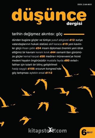 Düşünce Dergisi Sayı:6 2017