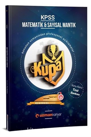 KPSS Kupa Matematik - Sayısal Mantık Konu Konu Test Bankası