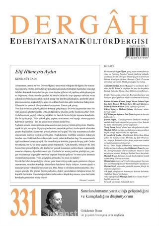 Dergah Edebiyat Sanat Kültür Dergisi Sayı 331 Eylül 2017