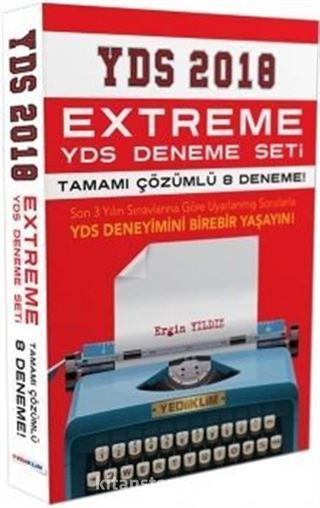 2018 YDS Extreme Tamamı Çözümlü 8 Deneme Seti