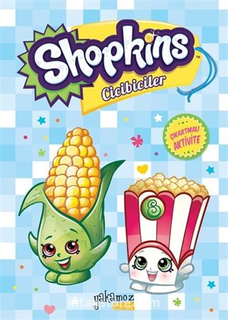 Çıkartmalı Shopkins Cicibiciler Aktivite (Mavi)