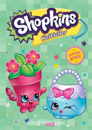 Çıkartmalı Shopkins Cicibiciler Aktivite (Yeşil)