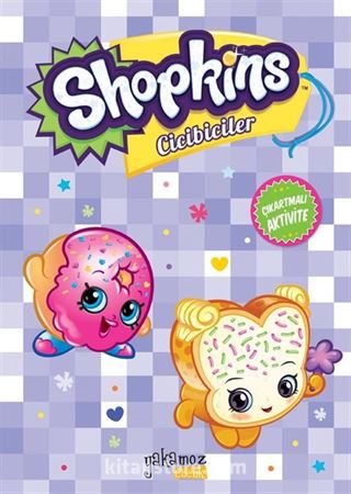 Çıkartmalı Shopkins Cicibiciler Aktivite (Mor)