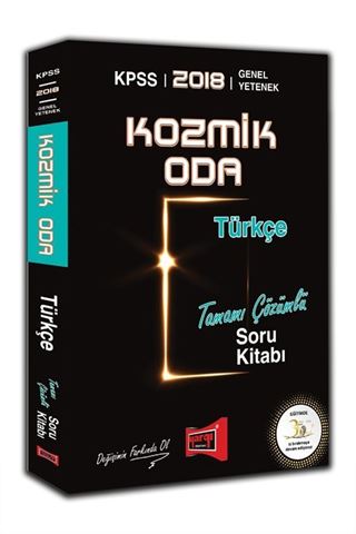 2018 KPSS Kozmik Oda Türkçe Tamamı Çözümlü Soru Kitabı