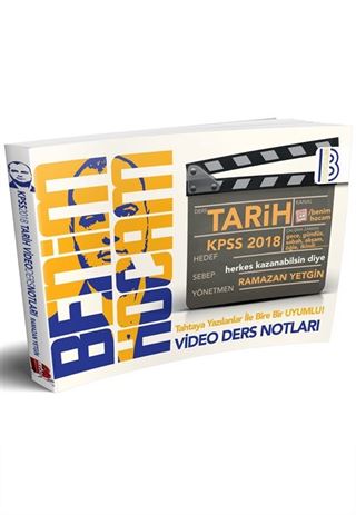2018 KPSS Tarih Tamamı Çözümlü Video Ders Notları