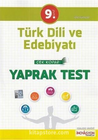 9. Sınıf Türk Dili ve Edebiyatı Çek Kopar Yaprak Test