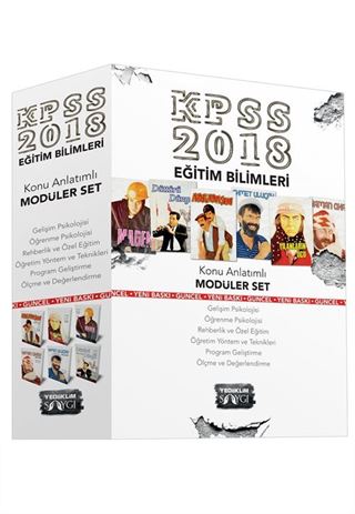 2018 KPSS Eğitim Bilimleri Konu Anlatımlı Modüler Set (6 Kitap)