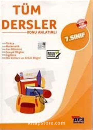 7. Sınıf Tüm Dersler Konu Anlatımlı