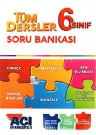 6. Sınıf Tüm Dersler Soru Bankası