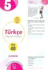 5. Sınıf Türkçe Yaprak Testleri