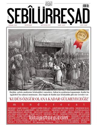 Sebilürreşad Dergisi Sayı:1019 Ağustos 2017