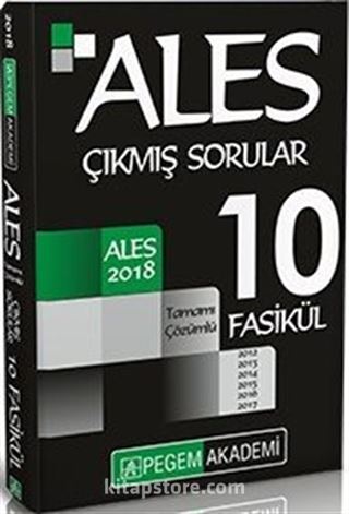 2018 ALES Tamamı Çözümlü 2012-2017 10 Fasikül Çıkmış Sorular