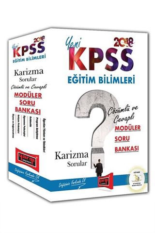 2018 KPSS Eğitim Bilimleri Çözümlü ve Cevaplı Modüler Soru Bankası