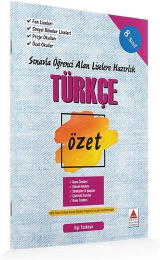 8.Sınıf Türkçe Özet Liselere Hazırlık