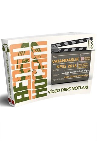 2018 KPSS Vatandaşlık Video Ders Notları