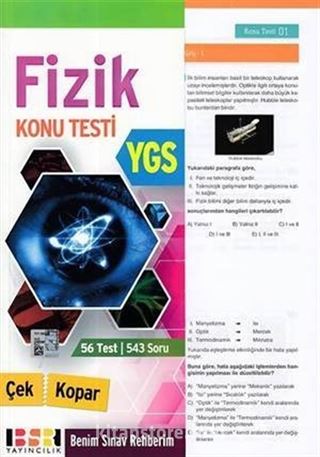 YGS Fizik Konu Testi