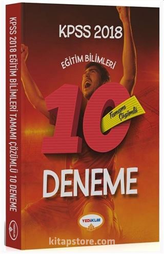 2018 KPSS Eğitim Bilimleri Tamamı Çözümlü 10 Deneme