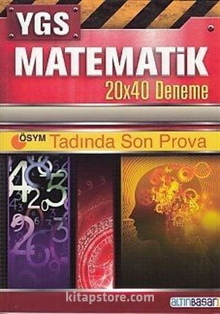 YGS Matematik 20x40 Deneme