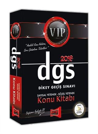 2018 DGS VIP Sayısal - Sözel Yetenek Konu