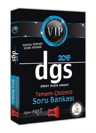 2018 DGS VIP Tamamı Çözümlü Soru Bankası