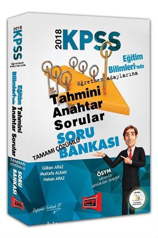 2018 KPSS Eğitim Bilimleri Tahmini Anahtar Sorular Tamamı Çözümlü Soru Bankası