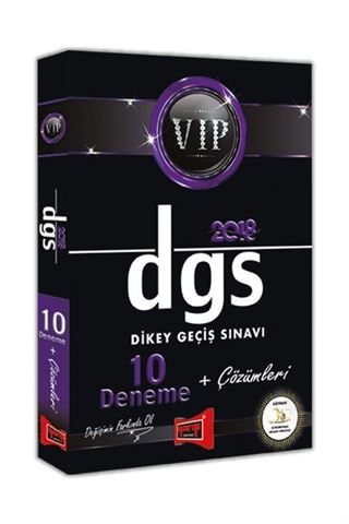 2018 DGS VIP 10 Deneme + Çözümleri