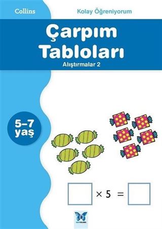 Kolay Öğreniyorum - Çarpım Tabloları 2 (5-7 Yaş)