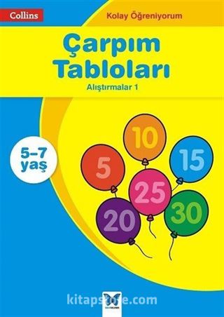 Kolay Öğreniyorum - Çarpım Tabloları Alıştırmalar 1 (5-7 Yaş)