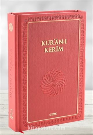 Kur'an-ı Kerim (Büyük Boy - Mıklepli - Kırmızı-Ciltli)