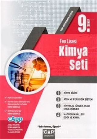 9. Sınıf Fen Lisesi Kimya Seti