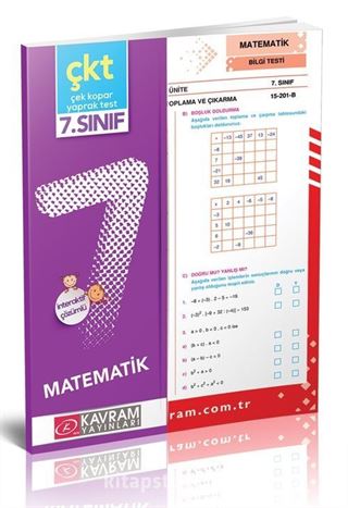 7. Sınıf Matematik Yaprak Test (Karekod Video Çözümlü)