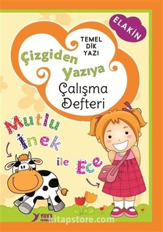 Çizgiden Yazıya Çalışma Defteri Temel Dik Yazı