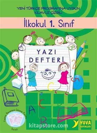 İlkokul 1. Sınıf Yazı Defteri Temel Harflerle