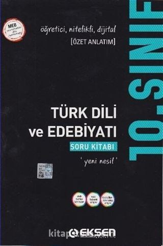 10. Sınıf Türk Dili ve Edebiyatı Soru Kitabı