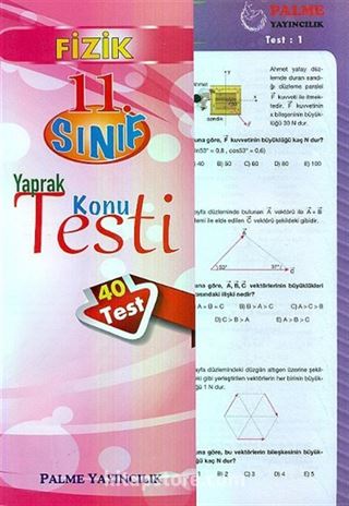 11. Sınıf Fizik Yaprak Konu Testi (40 Test)