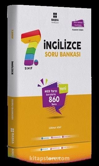 7. Sınıf İngilizce Soru Bankası