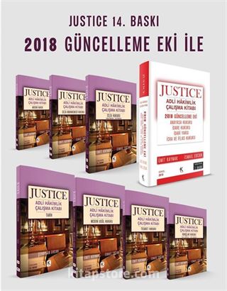 JUSTICE Adli Hakimlik Çalışma Kitabı (Modüler Set 8 Kitap)